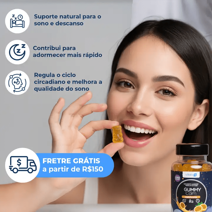 Kit Gummy Calm + Omega 3 - Vitalis Fit