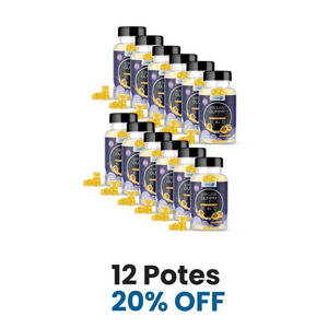 12 potes - Gummy Calm Melatonina Sabor Maracujá 105g