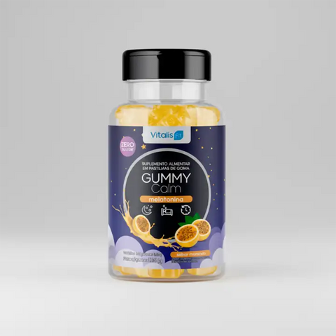 Melatonina em Goma Sabor Maracujá 105g