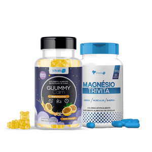 Kit Gummy Calm + Magnésio Trivita - Vitalis Fit