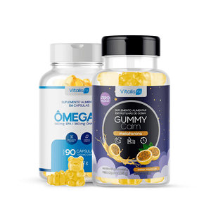 Kit Gummy Calm + Omega 3 - Vitalis Fit