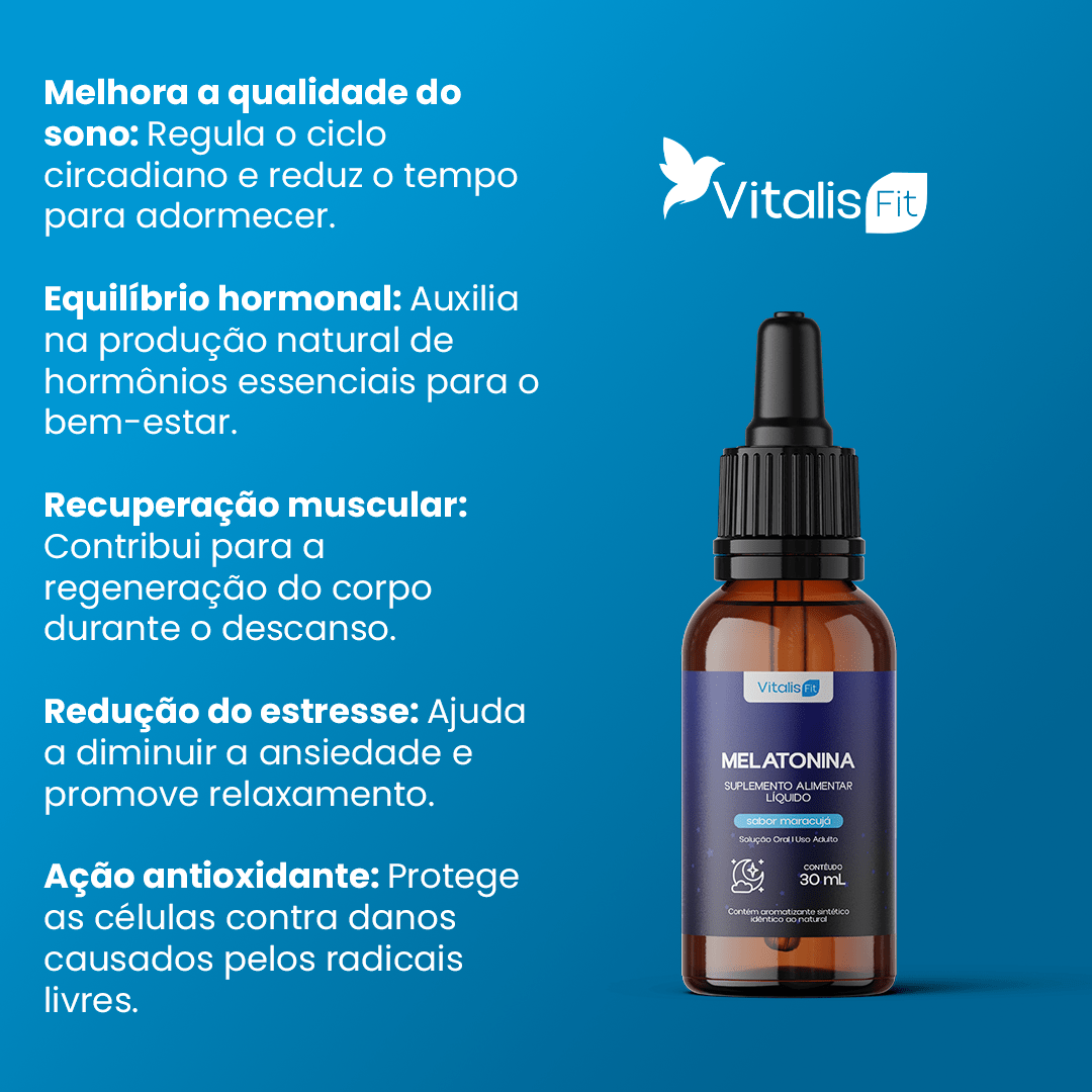 Kit Multivitamínico + Melatonina - Vitalis Fit