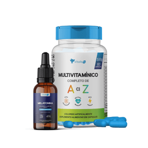 Kit Multivitamínico + Melatonina - Vitalis Fit