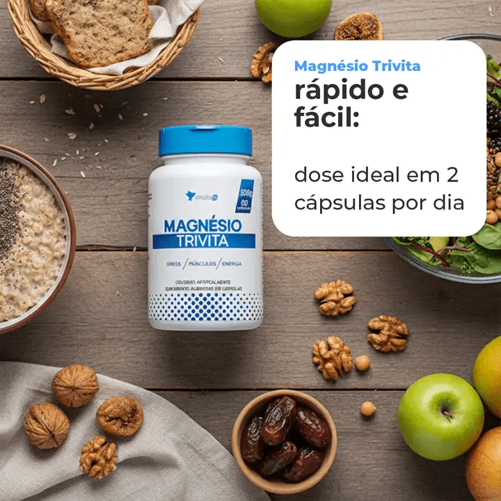 Magnésio Trivita - Vitalis Fit