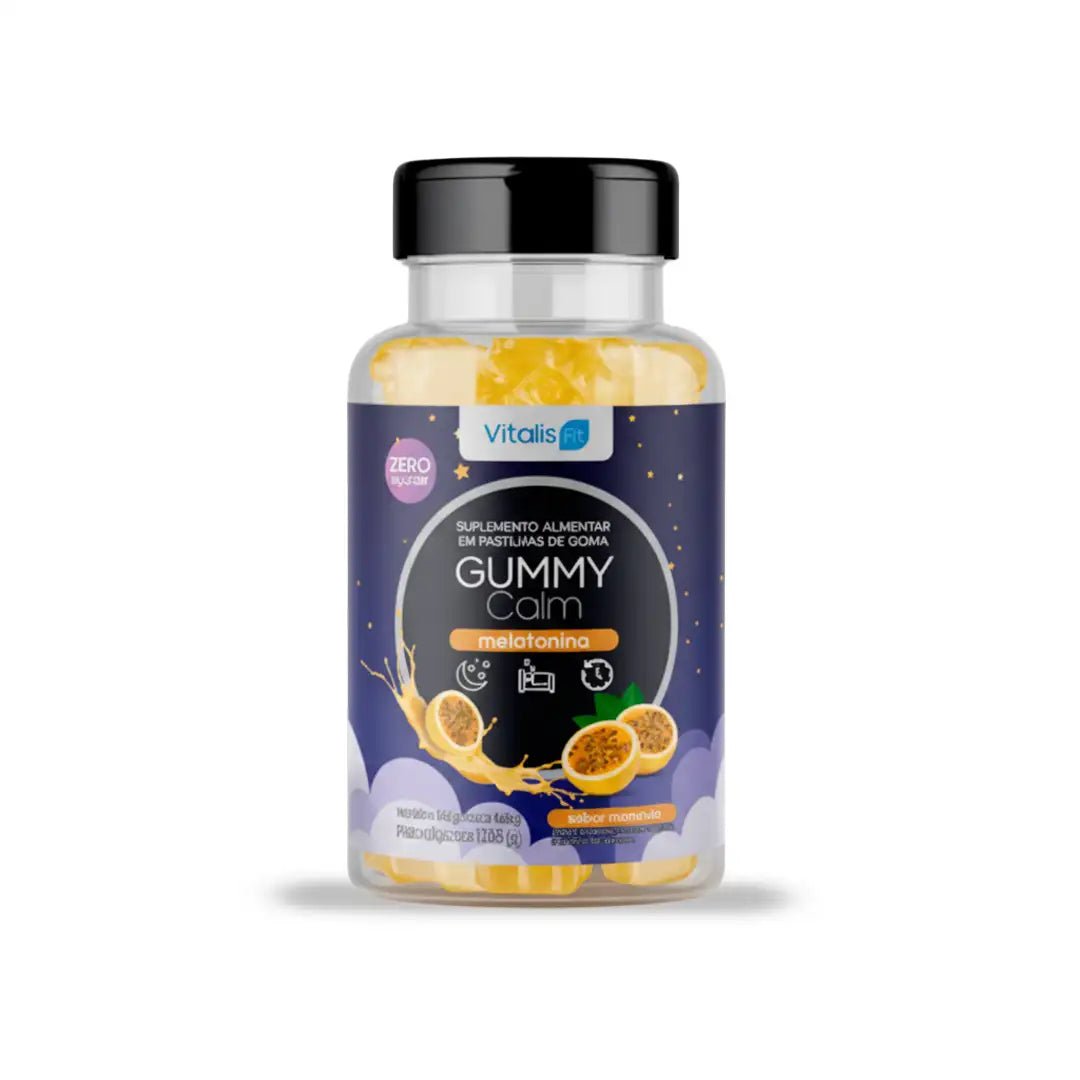 Melatonina em Goma Sabor Maracujá 105g - Vitalis Fit