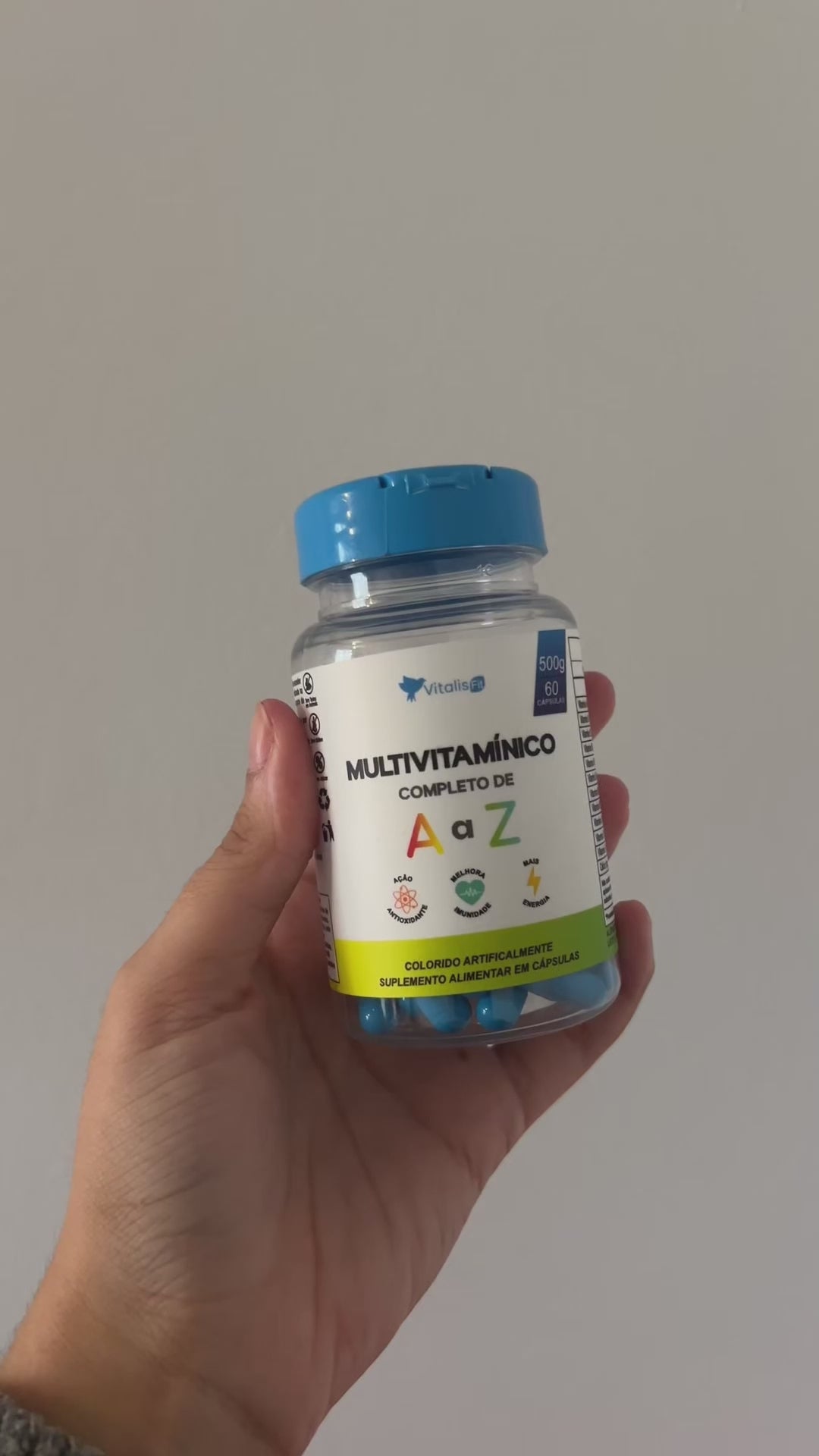 Multivitamínico Vitalis Fit de A a Z - 60 Cápsulas