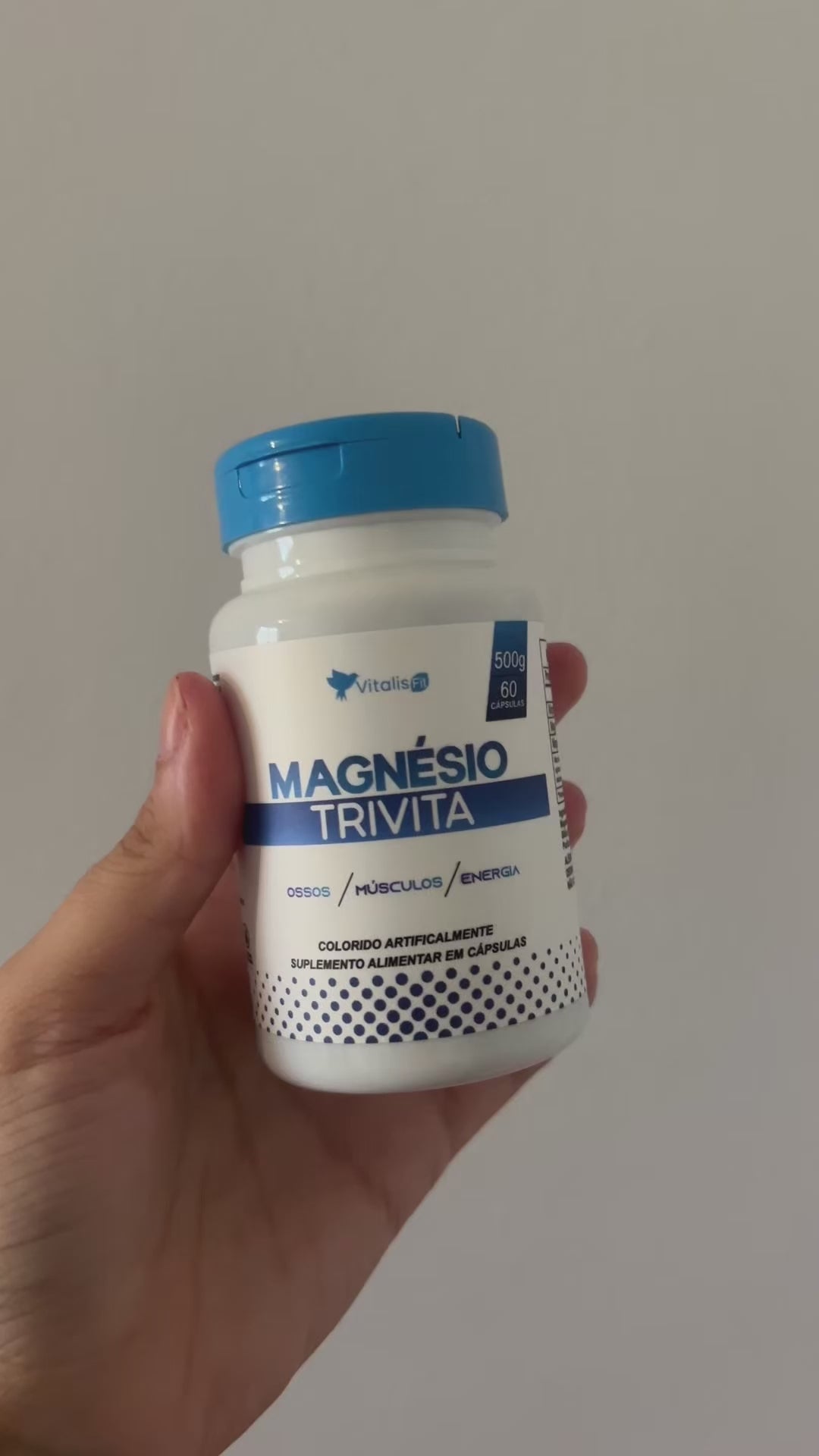 10 potes - Magnésio Quelato, Dimalato e Taurato 60 Caps